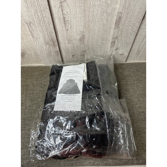 Hammacher Schlemmer Heated Lightweight Quilted Vest Womens XL Black w/ Battery - Picture 11 of 11